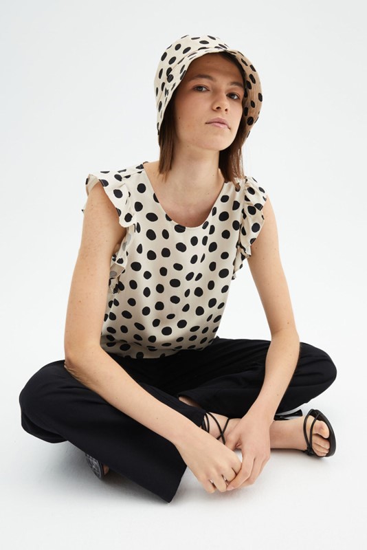 Compañia Fantastica Top in Bamboo Green