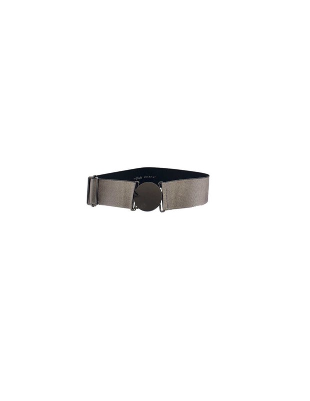 Cintura Uomo E Donna In Tela Navy, Fibbia Argento, Larga 2 Pollici, Vita 38-39, Regolabile