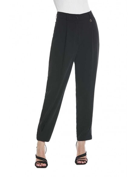Pantaloni Da Donna A Vita Alta Con Tasche - Modello Elegante E Sportivo, Tessuto Stretch, Per Ufficio, Tempo Libero E Yoga